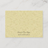 Carte De Visite Prière de sérénité avec la dentelle et les roses (Dos)