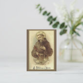 Carte De Visite Prière de St Francis d'Assisi saint (Debout devant)