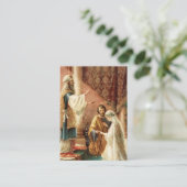 Carte De Visite Prière Mariage catholique Betrothal Mary Joseph (Debout devant)