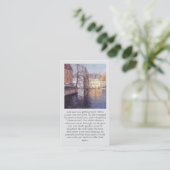 Carte De Visite Prière mémorielle des Bleus Oranges Violets du Can (Debout devant)