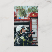 Carte De Visite Prière personnalisée du pompier maltais (Dos)