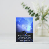 Carte De Visite Prière photo Memorial Motorcycle Biker (Debout devant)