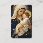 Carte De Visite Prière religieuse catholique Vierge MarieCarte de (Devant)