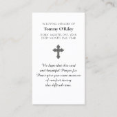 Carte De Visite Prière Sérénité Purple Vert Orange Bleu (Dos)