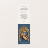 Carte De Visite Prière Vierge Marie traditionnelle catholique (Extérieur déplié)