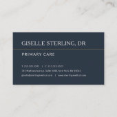 Carte De Visite Primary Care Doctor Office Appointment Reminder (Devant)