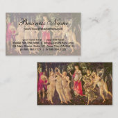 Carte De Visite Primavera de Botticelli, Art Renaissance antique (Devant / Derrière)