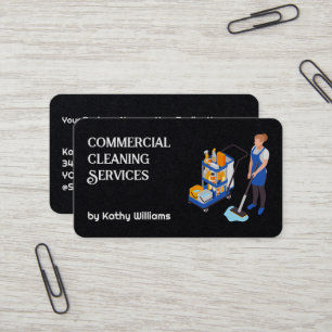 Carte De Visite Prime de nettoyage commercial