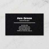 Carte De Visite Prime de orthophoniste (Dos)