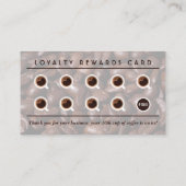 Carte De Visite Primes de fidélité au café (Dos)