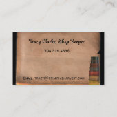 Carte de visite primitif rustique (Dos)