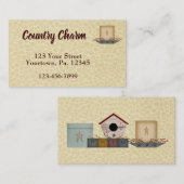 Carte de visite Primitive Collection (Devant / Derrière)