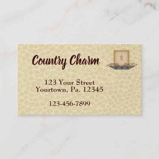 Carte de visite Primitive Collection (Devant)