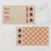 Carte de visite Primitive Stars (Devant / Derrière)