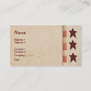 Carte de visite Primitive Stars