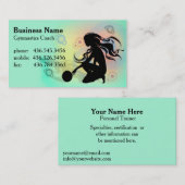 Carte De Visite Primo Gymnastique - Coach Gymnastique (Devant / Derrière)