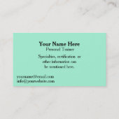 Carte De Visite Primo Gymnastique - Coach Gymnastique (Dos)