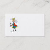 Carte De Visite Prince charme sur le cheval (Dos)