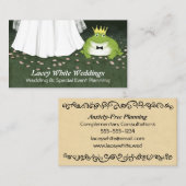 Carte De Visite Prince de la grenouille et mariée - Mariage de con (Devant / Derrière)