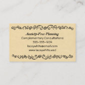 Carte De Visite Prince de la grenouille et mariée - Mariage de con (Dos)