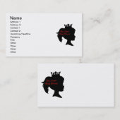 Carte De Visite Princesse Big Soeur Meilleur Ami (Devant / Derrière)