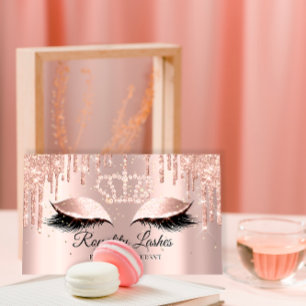 Carte De Visite Princesse couronnée par un artiste de maquillage 