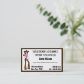 Carte De Visite Princesse "Cowgirl" (Debout devant)