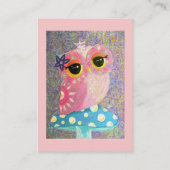 Carte De Visite Princesse de fée de hibou (Dos)