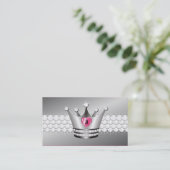 Carte De Visite Princesse TTT-Parfaite Faux Silver (Debout devant)