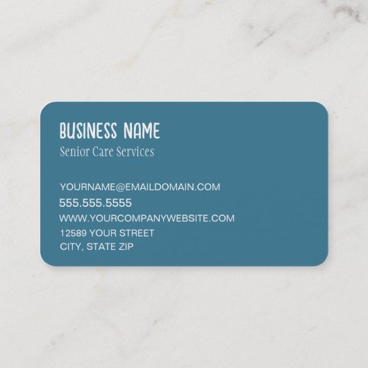 Carte de visite principal (Dos)