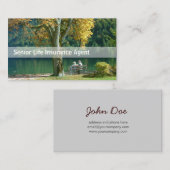 Carte de visite principal de l'assurance-vie (Devant / Derrière)