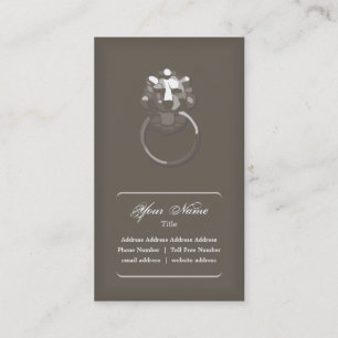 Carte de visite principal de lion