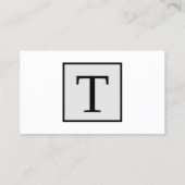 Carte de visite principal de pensée professionnell (Dos)