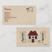 Carte de visite principal du mouton (Devant / Derrière)