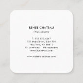 Carte de visite principal du Reiki animal (Dos)