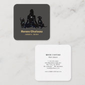 Carte de visite principal du Reiki animal (Devant / Derrière)