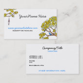 Carte De Visite Printemps (Devant / Derrière)