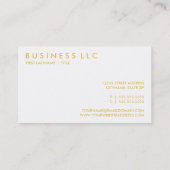 Carte De Visite printemps. (Dos)