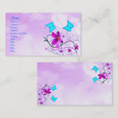 Carte De Visite Printemps (Devant / Derrière)