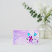 Carte De Visite Printemps (Debout devant)