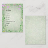 Carte De Visite Printemps (Devant / Derrière)