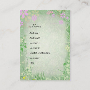 Carte De Visite Printemps