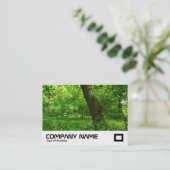 Carte De Visite Printemps dans les bois (Debout devant)