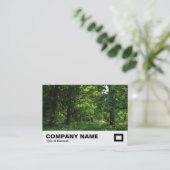 Carte De Visite Printemps dans les bois 01 (Debout devant)