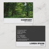 Carte De Visite Printemps dans les bois 01 (Devant / Derrière)