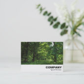 Carte De Visite Printemps dans les bois 01 (Debout devant)