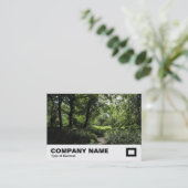 Carte De Visite Printemps dans les bois 03 (Debout devant)