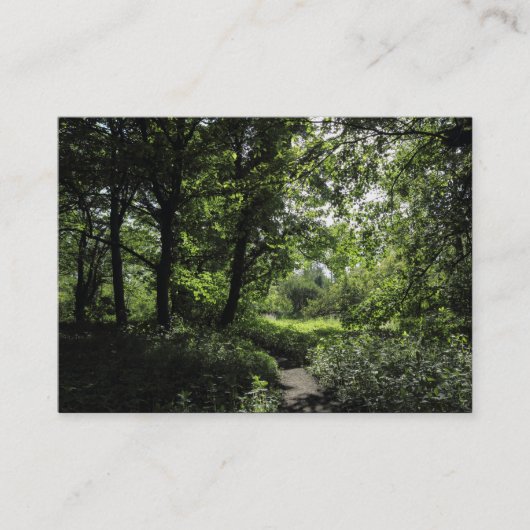 Carte De Visite Printemps dans les bois 03 (Devant)