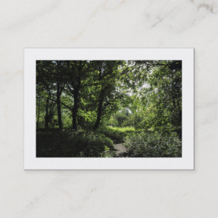 Carte De Visite Printemps dans les bois 03 (frontière)