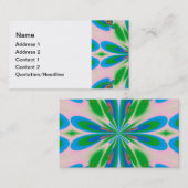 Carte De Visite Printemps heureux (Devant / Derrière)